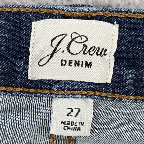 J.Crew 8" Toothpick Women’s Blue Jeans Sz 27 - Picture 3 of 5